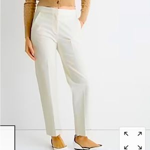 White Straight Leg Pants